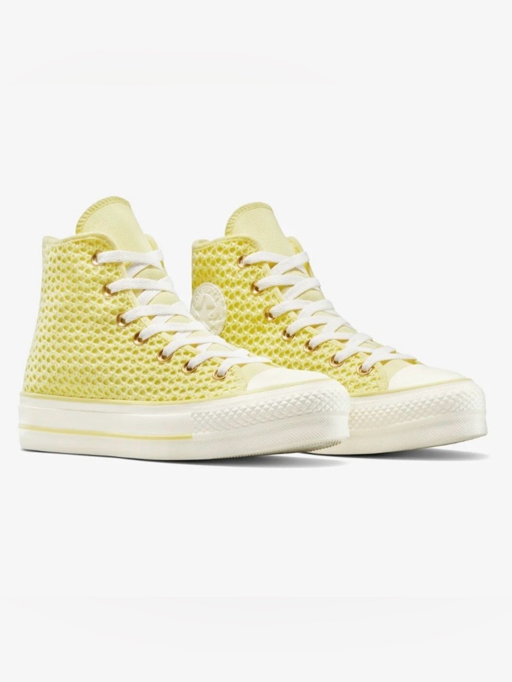 NWT Converse Chuck Taylor All Star Lift Platform Knit High Sneakers Size 7.5